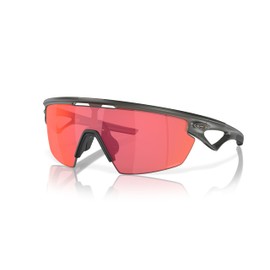 Oakley OO9403 Sphaera Polarized Rectangular Sunglasses, Matte Grey Smoke/Prizm Trail Torch, 36 mm