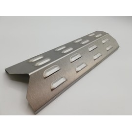 Koch #30 High Quality Flame Distributor with Gills 330 x 105 mm for Gas Barbecue Flame Plate Burner Cover Stainless Steel V2A Thickness 1.25 mm 450 g Solid Quality Made in Germany