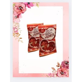 Jelly Bean Hearts, Valentine's Day Candy, 3.9 oz, Pack of 2