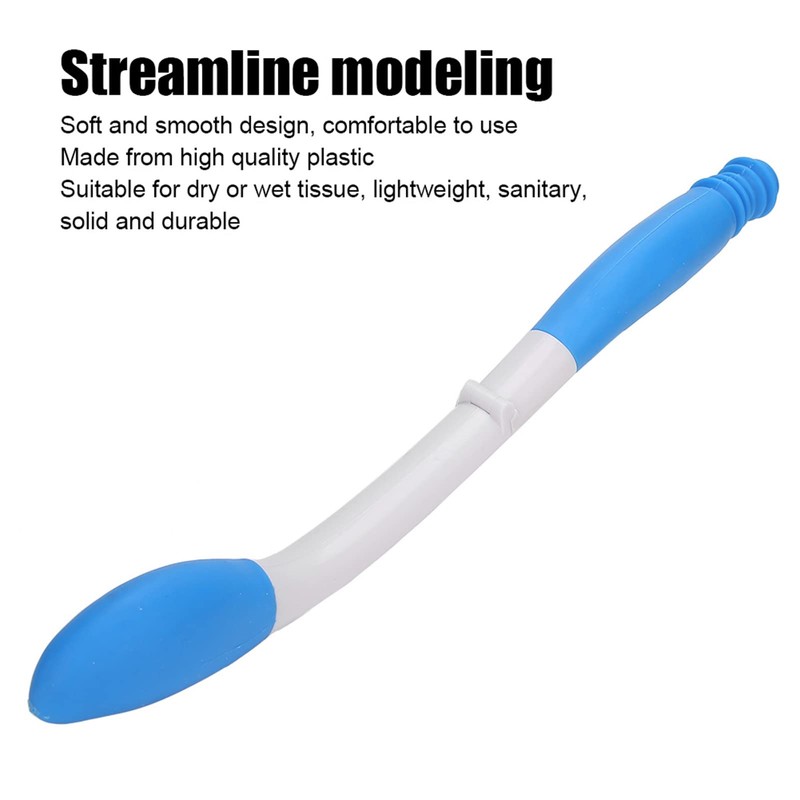Long Reach Comfort Wipe, Solid Long Reach Wiper Toilet Aids
