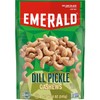 Emerald Nuts, Dill Pickle Seasoned Cashews, 5 Oz, Resealable Bag