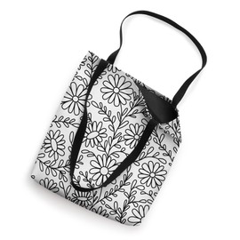Color Your Bag Choose Your Own Colors Cute Flower Floral Tote Bag
