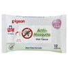 Pigeon Anti Mosquito Wipes, 12 Count