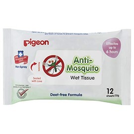 Pigeon Anti Mosquito Wipes, 12 Count