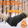 Hiramex Winter Gloves for Women Men, Windproof Waterproof Warm Gloves