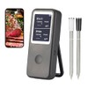 YOMYM Inalámbrico Termómetro Carne,Termómetro Digital Cocina,con 2 Sondas