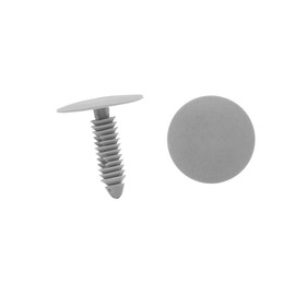 A ABSOPRO Plastic Rivets 7 mm Plastic Grey (Set of 50)