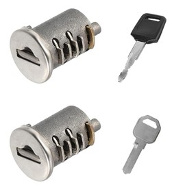 2 Pack Lock Cores for Yakima SKS Car Roof Rack System Components, Lock Cylinders Compatible with Yakima Roof Rack Locks, Universal for All Yakima Lockable Accessories