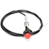 Qagea 55204 Control Cables with 2 in Black Knob, Locking