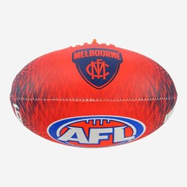Melbourne Demons AFL Footy Aura Synthetic Football Size 3
