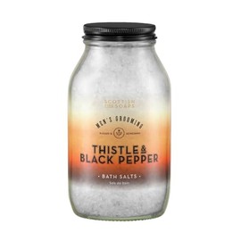 Scottish Fine Soaps Badesalz Thistle & Black Pepper 500g