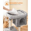 Feandrea Cat Tree, 33.1-Inch Cat Tower, L, Cat Condo for