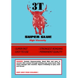 Thick CA Glue/ "Super Glue" (1000 cps) + Activator  (8 oz bottles)