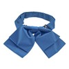 tiemart Solid Color Floppy Bow Tie (Blue)
