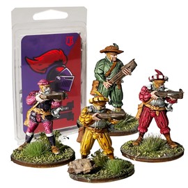 Ludus Bellum - Holy Roman Empire Crossbowmen - 28mm Medieval Miniature Models for Wargaming - Historical German Archer Tabletop Hobby Miniatures for Warhammer, DND, Pike & Shotte, RPGs and Heroquest