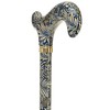 Golden Petals Designer Derby Adjustable Walking Cane – Stylish Adjustable