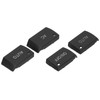 4pcs Air Conditioning Switch Covers A/C AUTO ON/OFF Plastic Black
