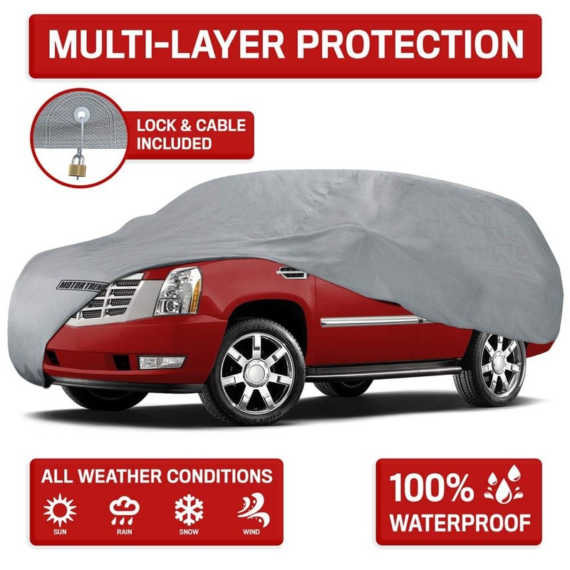 Motor Trend 4-Layer 4-Season Auto (Waterproof Outdoor UV Protection for