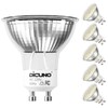 DiCUNO GU10 LED Bulb Dimmable, Daylight White 5000K, 60W Equivalent,