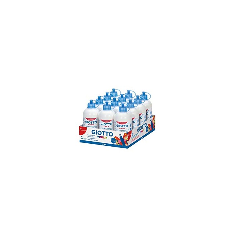 Giotto Vinilik 12 pz. Colla Vinilica confezione da 100 g