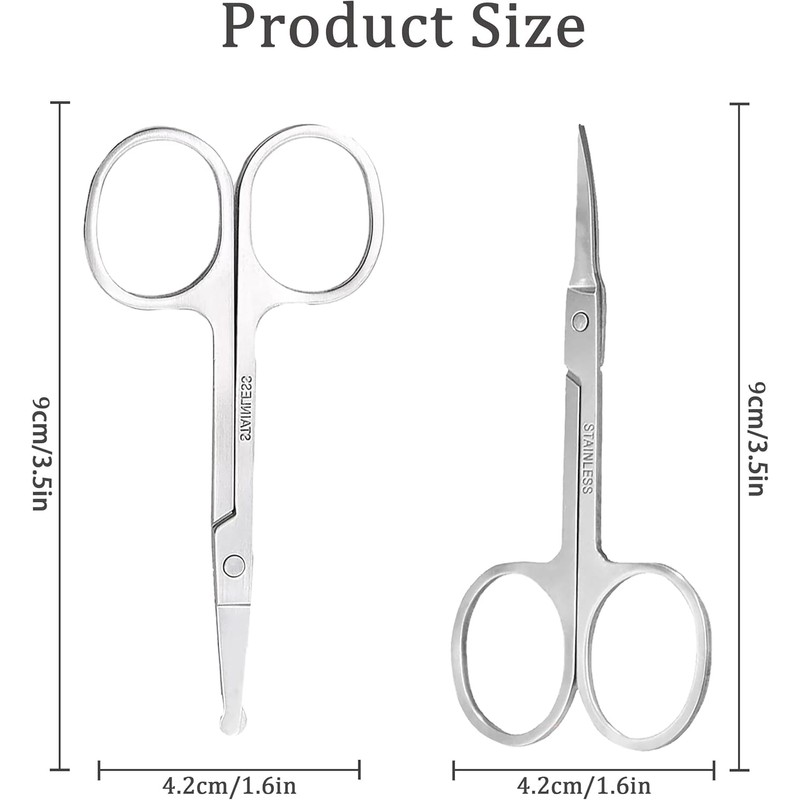 Senshuomy Professional Multi-Purpose Scissors Set - Curved Blade Design for