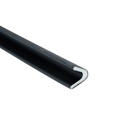 Adhesive V Shape Weather Stripping Weatherstrip, Flex Seal Strip Foam Door Frame Insulation Side Jamb Bottom Groove Gap Filler Soundproof V Weatherstripping (Black, 1/2 in x 1/2 in x 26 Ft)