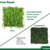 Goleray 20"x20" 9Pack Greenery Wall Backdrops Artificial Grass Panel Faux