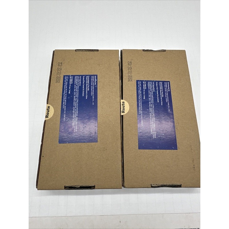 Brillante 2 PACK Garbage Disposal Cleaner Tablets Natural Foaming Disposal