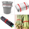 Pack of 150 Rubber Bands, Red Rubber Rings, Natural Rubber,