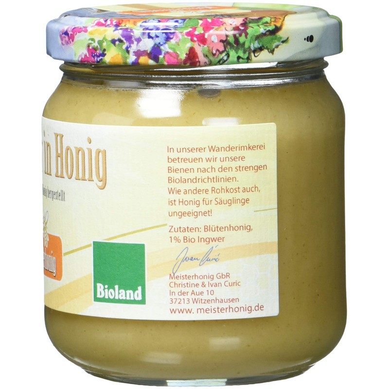 Meisterhonig Organic Honey Ginger 250g
