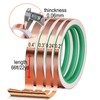 MOGEHIT Copper Foil Tape for Stained Glass Assorted Sizes 0.2/0.24/0.3/0.4Inch