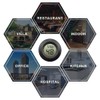 Kinyanco 5-Pack Mini Hygrometer Thermometer with Digital LCD Display Indoor