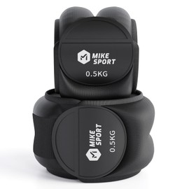 Ankle Weights,Strength Training Wrist and Ankle Weights Sets For Women Men 2lb 4lb 6lb 8lb Leg Arm Weights Straps for Fitness,Yoga,Running,Workout, 0.5kg/1.1Lbs Each Ankle