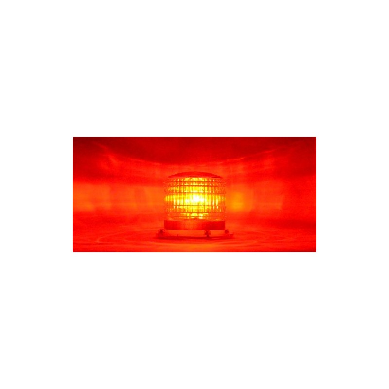 ESafety Lights S8LF RED Flashing 2NM IP67 Solar LED with