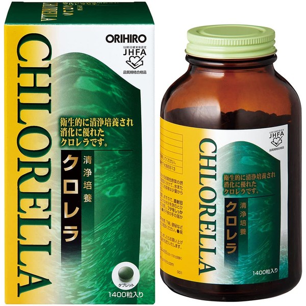 Orihiro Purified Culture Chlorella 1400 Tablets