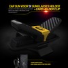 BLUPOND Sunglass Holder for Car Visor - Universal Sunglasses Clip