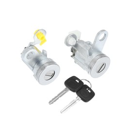 INFINAUTO 1 Pair Door Lock Cylinder Set Kit with 2 Keys for Toyota Tacoma 1995-2004 DL-107 DL108R Front Driver and Passenger Side Door Lock Set Tumbler with Key 6905135070 Stylish Design