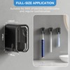 Toothbrush Holders for Bathrooms, 2PCS Innovation Single Slot Toothbrush Holder