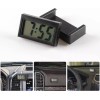 L&T Mini Reloj De Coche Digital Autoadhesivo Con Soporte Lcd