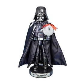 Kurt Adler Darth Vader with Death Star Nutcracker, 10-Inch