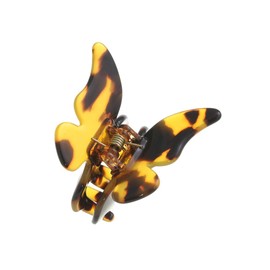 KOBE VINGTAINE H7369-BR-Brown Tortoise Shell Butterfly Mini Clip Hair Claw Adult Papillon Butterfly Hair Accessories