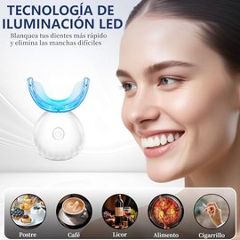 Kit Blanqueamiento Dental Cluye Bolígrafos Blanqueadores Luz Led Tabla Colores Blanquear Dientes Elimina Eficazmente Manchas Muestra Una Sonrisa