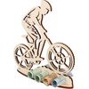 WORTGEFECHTE XL Money Gift Made of Wood Mountain Bike Gift