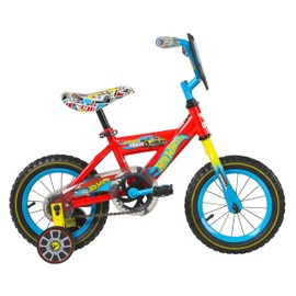 Dynacraft Hot Wheels 12" Children's Bike – Exciting, Red Design, Sturdy and Durable, Perfect for Kids Learning to Ride, Easy to Assemble, Ideal for Young Riders Ages 3-5 Years