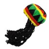 jAc Jamacian Rasta Hat with Dreadlocks
