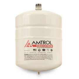 Amtrol ST-5 Expansion Tank, 2 Gallons, 8" Diameter, 12-5/6" Height, 5 lbs, White