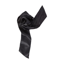 KISS COLORS & CARE Silky Satin Edge Scarf, Black - Sleek satin helps lay down edges, Designed For Moisture Retention, Frizz Prevention, Ultra Breathable & Versatile For Everyday Hair Care Maintenance
