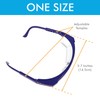 Millennial Essentials Adjustable Protective Safety Glasses with Clear Wrap Around