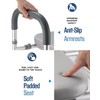 Toilet Seat Riser Extra Wide, 500lb Raised Toilet Seat with