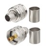 wlaniot PL259 Crimp Connector PL-259 Plug Male Connector pl259 pl-259